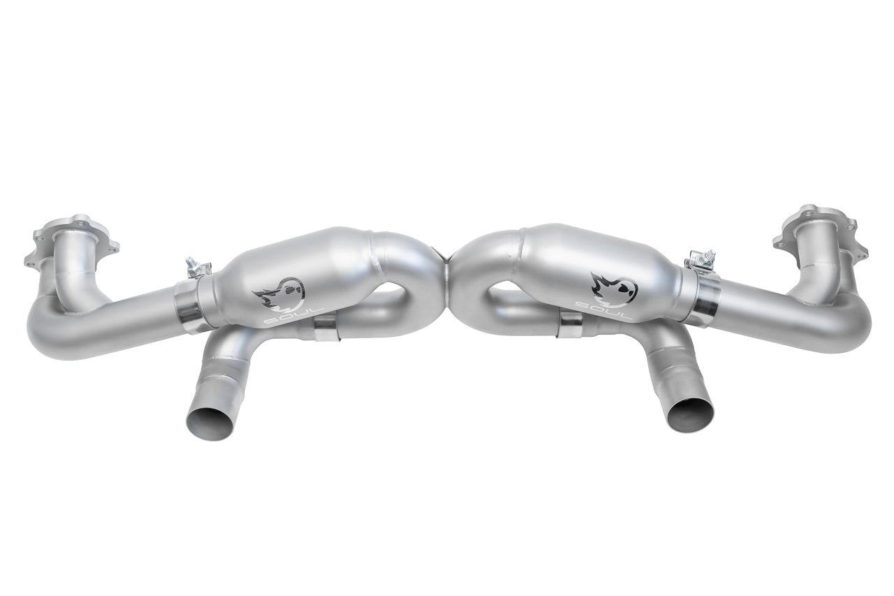 Porsche 718 GT4 / Spyder / GTS 4.0L SOUL Race X-Pipe Exhaust