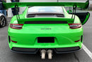 Porsche 991 GT3 / GT3 RS Bolt-On Resonated Turn Down Exhaust Tips-4