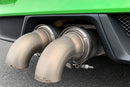 Porsche 991 GT3 / GT3 RS Bolt-On Resonated Turn Down Exhaust Tips-5