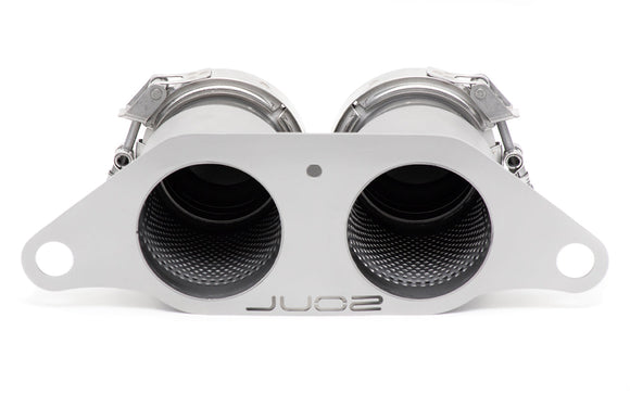 Porsche 991 GT3 / GT3 RS Bolt-On Resonated Turn Down Exhaust Tips