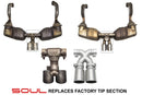 Porsche 987.2 / 981 Boxster / Cayman SOUL Bolt-On X-Pipe With Tips-9
