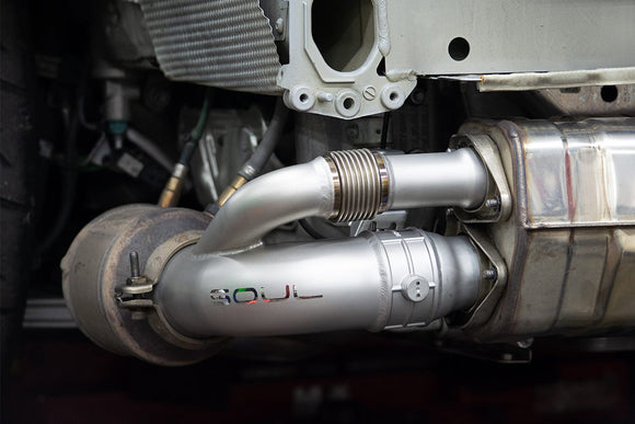 Porsche 991 GT3 / GT3 RS / 911R Valved Side Muffler Bypass Pipes