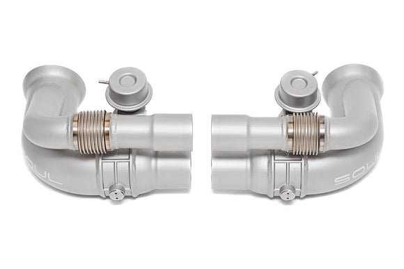 Porsche 991 GT3 / GT3 RS / 911R Valved Side Muffler Bypass Pipes