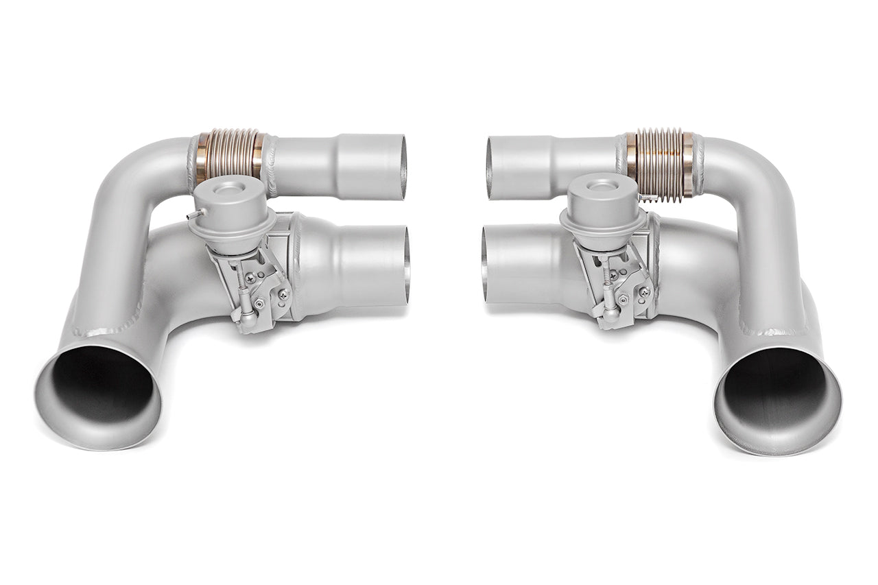 Porsche 997 GT3 Valved Side Muffler Bypass Pipes