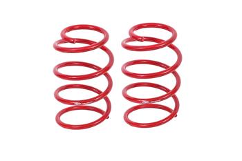 BMR 05-14 S197 Mustang GT Front Performance Version Lowering Springs - Red