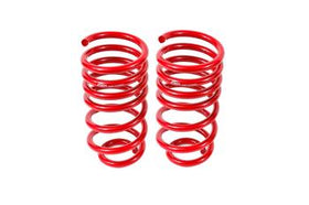 BMR 10-15 5th Gen Camaro V8 Rear Lowering Springs - Red