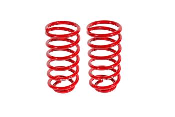 BMR 79-04 Ford Mustang (Ex. 99-04 Mustang Cobras w/ IRS) 1in Drop Rear Lowering Springs - Red