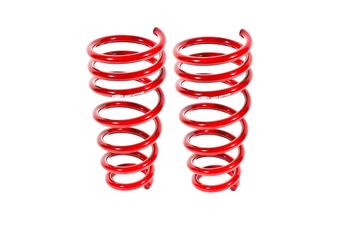 BMR 10-15 5th Gen Camaro V6 Rear Lowering Springs - Red