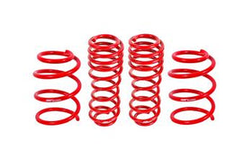 BMR 05-14 S197 Mustang GT Handling Version Lowering Springs (Set Of 4) - Red