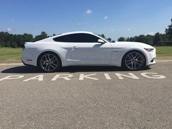 BMR 15-17 S550 Mustang Front Performance Version Lowering Springs - Red