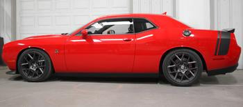 BMR 08-19 Dodge Challenger Lowering Springs 1.25in Drop - Set of 4 - Red - 0