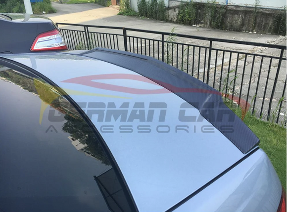 2010-2017 Mercedes-Benz E-Class/E63 V2 Style Carbon Fiber Trunk Spoiler | C207/A207