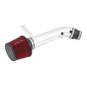 Spectre 92-00 Honda Civic L4-1.6L F/I Air Intake Kit - Polished w/Red Filter