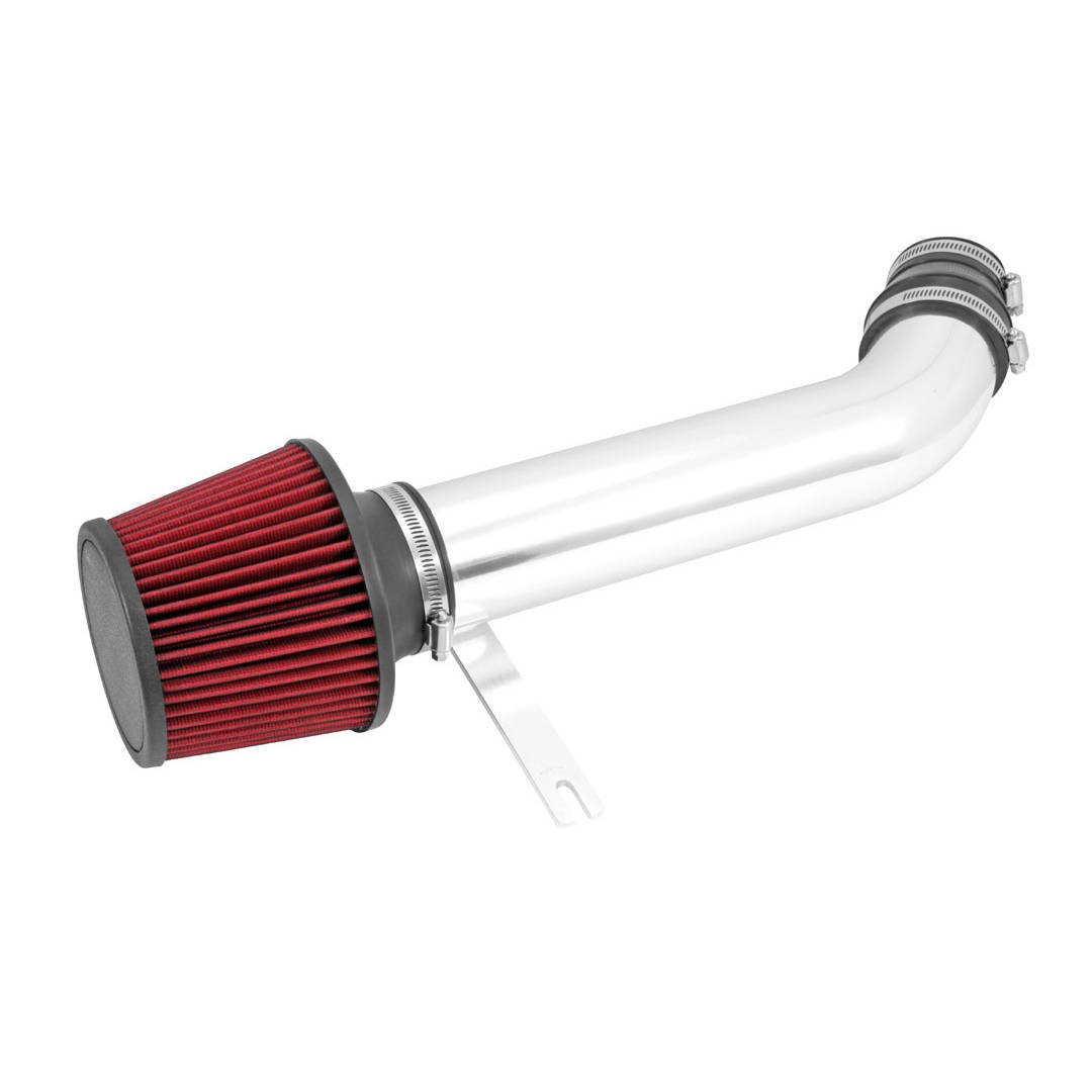 Spectre 92-00 Honda Civic L4-1.6L F/I Air Intake Kit - Polished w/Red Filter - 0