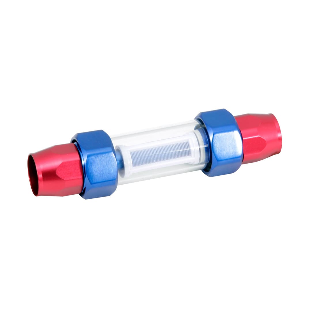 Spectre Pro-Plumbing Fuel Filter 3/8in. - Red/Blue
