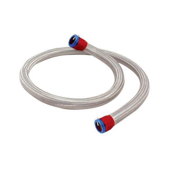 Spectre Stainless Steel Flex Heater Hose Kit 5/8in. Diameter - 4ft. Red/Blue