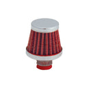 Spectre Breather Filter 10mm Flange / 2in. OD / 1-3/4in. Height - Red-1