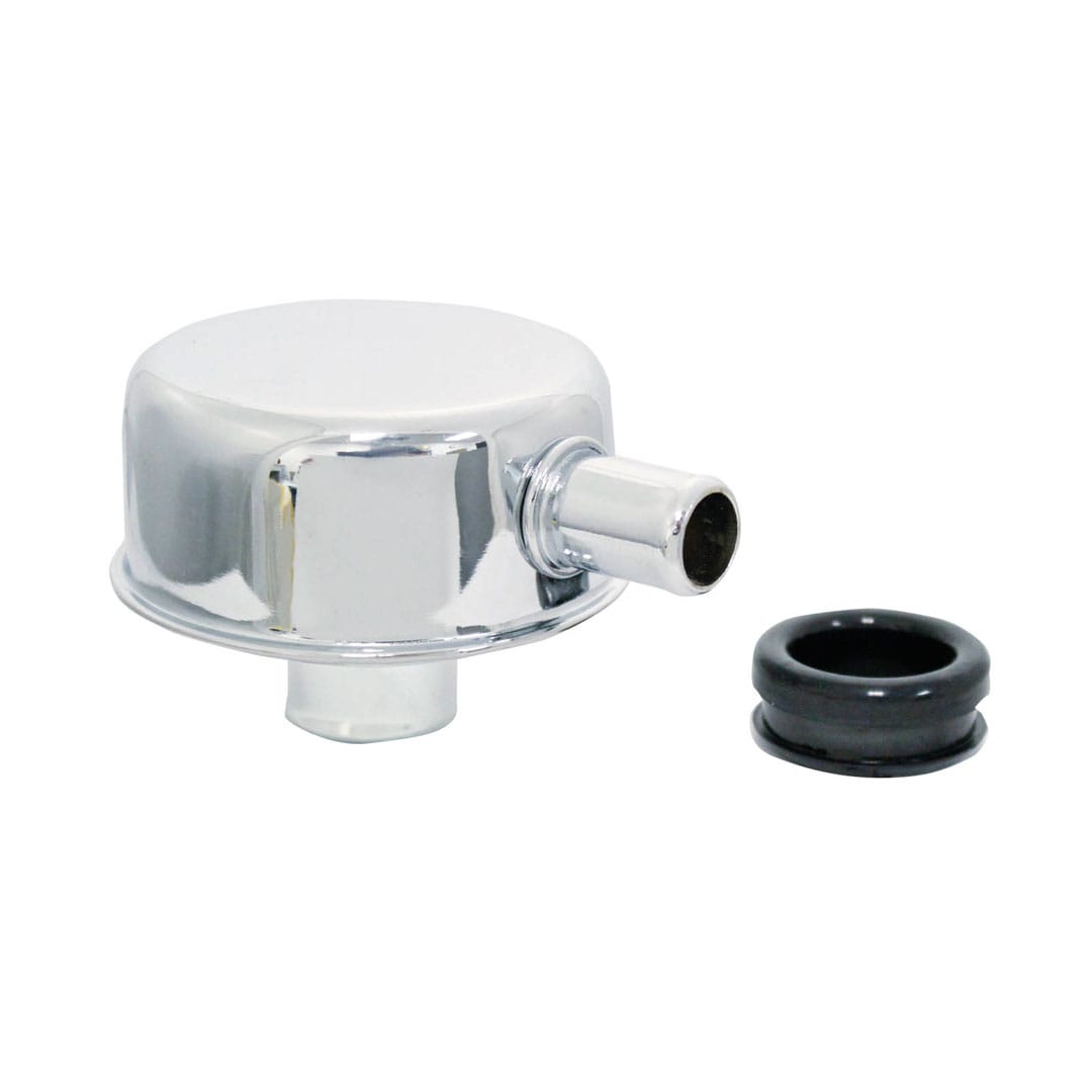 Spectre Oil Breather Cap w/Tube & Grommet (Push-In)