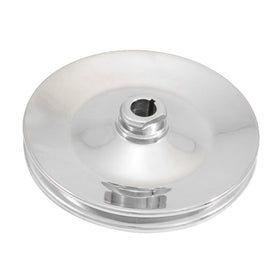 Spectre GM (w/Keyway Style Pump Through 1984) Single Power Steering Pulley 5-3/4in. Dia. - Chrome