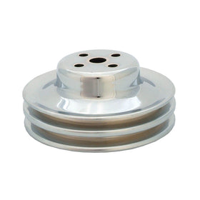 Spectre 65-66 Ford 289 Double Upper Groove Water Pump Pulley - Chrome
