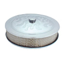 Spectre Air Cleaner 14in. x 3in. Flamed Chrome - White Paper-1