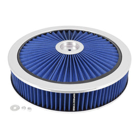 Spectre ExtraFlow HPR Air Cleaner Assembly 14in. x 3in. - Blue