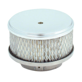 Spectre Air Cleaner 4in. x 2in. Chrome - Paper