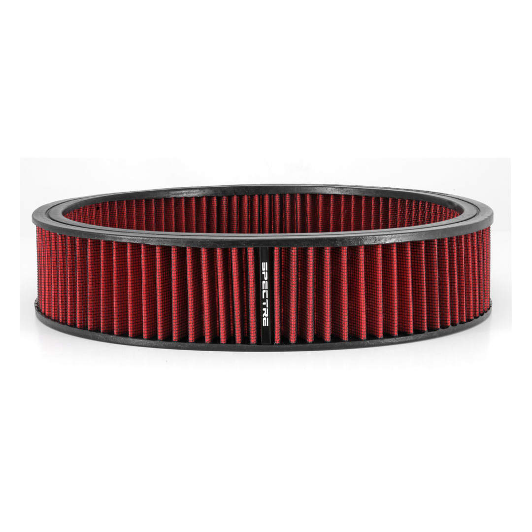 Spectre HPR Round Air Filter 14in. x 3in. - Red
