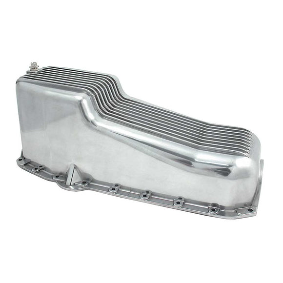 Spectre 55-79 SB Chevy Oil Pan Kit - Polished Aluminum