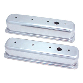 Spectre SB Chevy Center Bolt Tall Valve Cover Set - Polished Aluminum