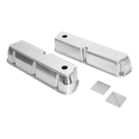 Spectre SB Ford Tall Valve Cover Set - Polished Aluminum
