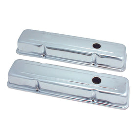 Spectre SB Chevy Short Valve Cover Set - Chrome