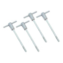 Spectre Chevy Center Bolt Valve Cover Bolt Set T-Bar - Chrome 4 Pack-1