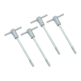 Spectre Chevy Center Bolt Valve Cover Bolt Set T-Bar - Chrome 4 Pack