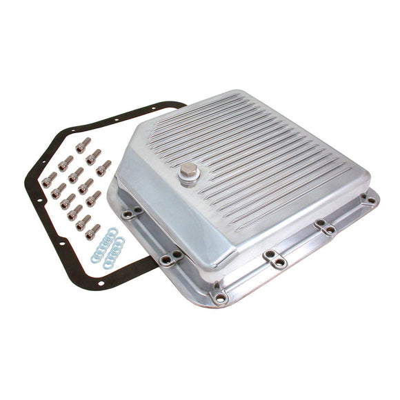 Spectre GM TH350 Transmission Pan - Polished Aluminum