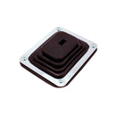 Spectre Shift Boot (Small) - Black Rubber w/Chrome Plated Steel Installation Ring-1