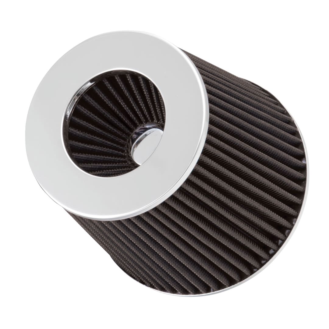 Spectre Adjustable Conical Air Filter 5-1/2in. Tall (Fits 3in. / 3-1/2in. / 4in. Tubes) - Black - 0