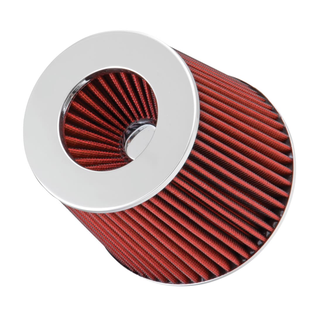 Spectre Adjustable Conical Air Filter 5-1/2in. Tall (Fits 3in. / 3-1/2in. / 4in. Tubes) - Red - 0