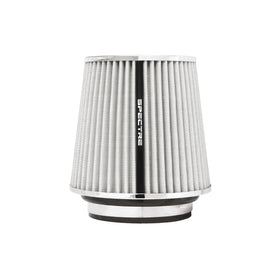 Spectre Adjustable Conical Air Filter 5-1/2in. Tall (Fits 3in. / 3-1/2in. / 4in. Tubes) - White