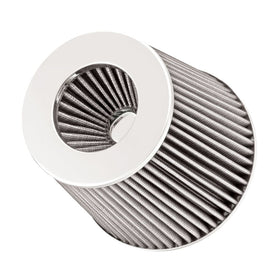 Spectre Adjustable Conical Air Filter 5-1/2in. Tall (Fits 3in. / 3-1/2in. / 4in. Tubes) - White - 0