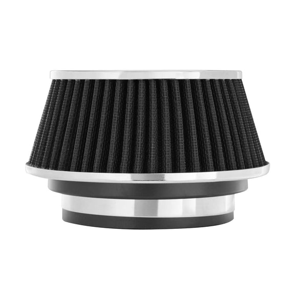 Spectre Adjustable Conical Air Filter 2-1/2in. Tall (Fits 3in. / 3-1/2in. / 4in. Tubes) - Black