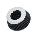 Spectre Adjustable Conical Air Filter 2-1/2in. Tall (Fits 3in. / 3-1/2in. / 4in. Tubes) - Black-2