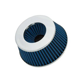 Spectre Adjustable Conical Air Filter 2-1/2in. Tall (Fits 3in. / 3-1/2in. / 4in. Tubes) - Blue - 0