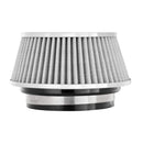 Spectre Adjustable Conical Air Filter 2-1/2in. Tall (Fits 3in. / 3-1/2in. / 4in. Tubes) - White-1