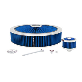 Spectre ExtraFlow Filter Custom Assembly Value Pack 14in. x 3in. - Blue