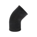 Spectre Universal Intake Elbow Tube (ABS) 3in. OD / 45 Degree - Black Textured Powdercoat-1