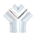 Spectre Intake Tube (Y-Pipe) 3in. OD - Chrome-1