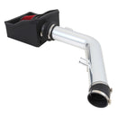 Spectre 11-14 Ford F250/350 V8-6.2L F/I Air Intake Kit - Polished w/Red Filter-1