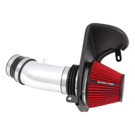 Spectre 11-14 Challenger/Charger V8-6.4L F/I Air Intake Kit - Polished w/Red Filter