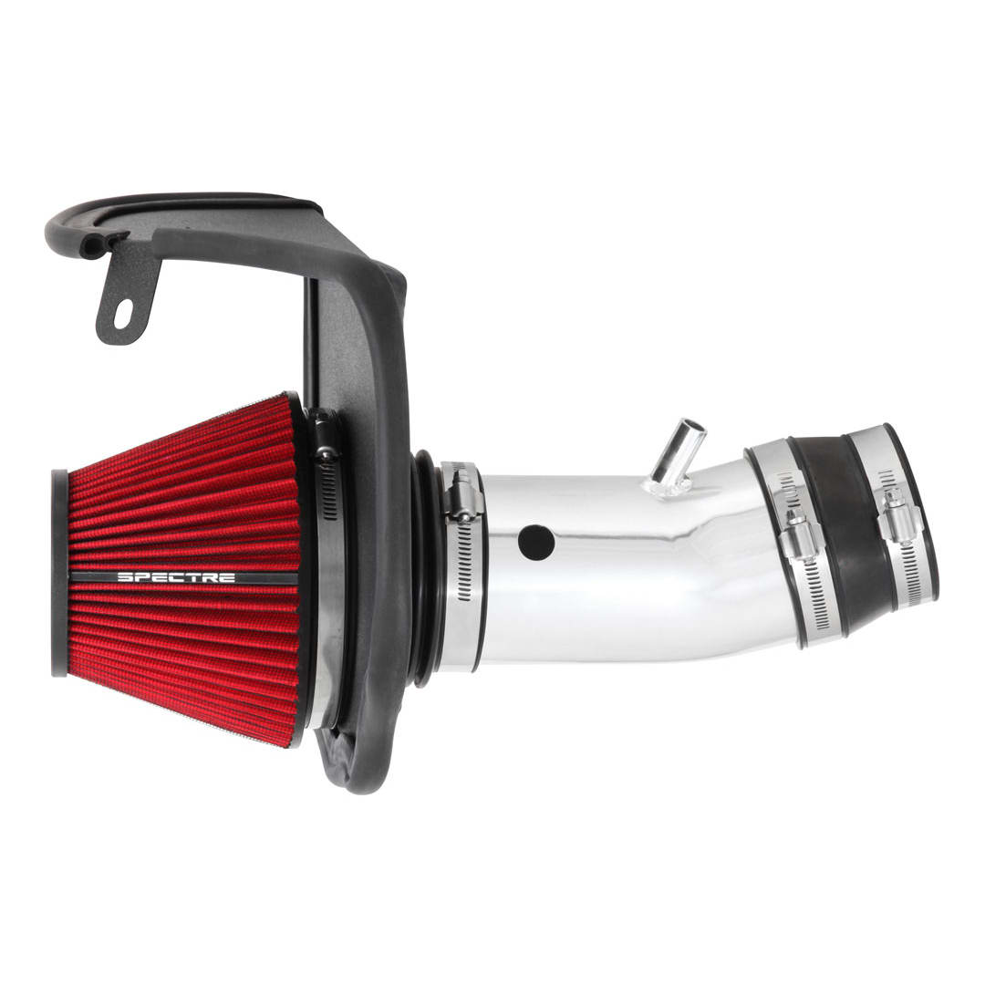 Spectre 11-14 Challenger/Charger V8-6.4L F/I Air Intake Kit - Polished w/Red Filter - 0